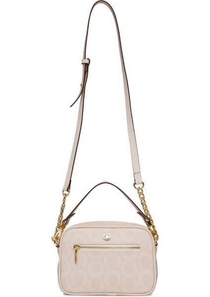 Çapraz Askılı Kadın Çanta Ekru Us25174