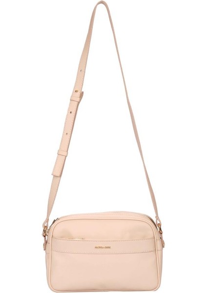 Çapraz Askılı Kadın Çanta Bej Us25136