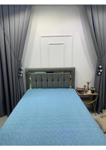 Nivemeshome Turkuaz 200X230 Tek Pike Örtüsü Çift Kişilik