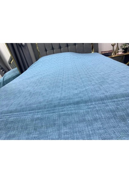 Nivemeshome Turkuaz 200X230 Tek Pike Örtüsü Çift Kişilik