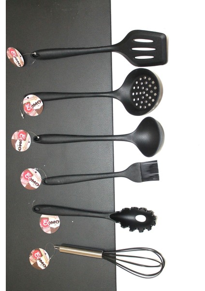 Sert Uçlu Isıya Dayanıklı Yanmaz Yapışmaz Silikon 28 cm Kepçe 1 Adet / Dört Renk Seçeneği indirimleri