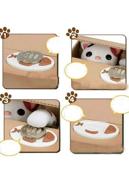 Hırsız Para Çalan Kedi Kumbara - EMY9800-7271