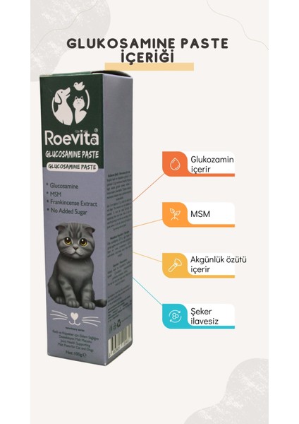 Kedi ve Köpekler İçin Kemik Sağlığı Destekleyici Glokozamin Malt 100 gr fiyatları