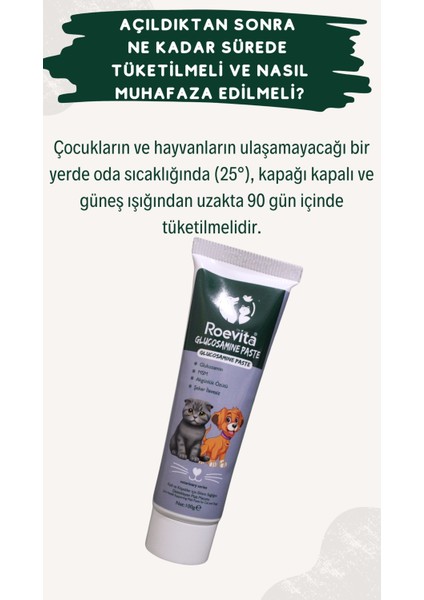 Kedi ve Köpekler İçin Kemik Sağlığı Destekleyici Glokozamin Malt 100 gr fırsatları