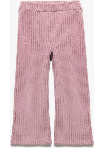 Beli Lastikli Viskon Karışımlı Basic Pantolon