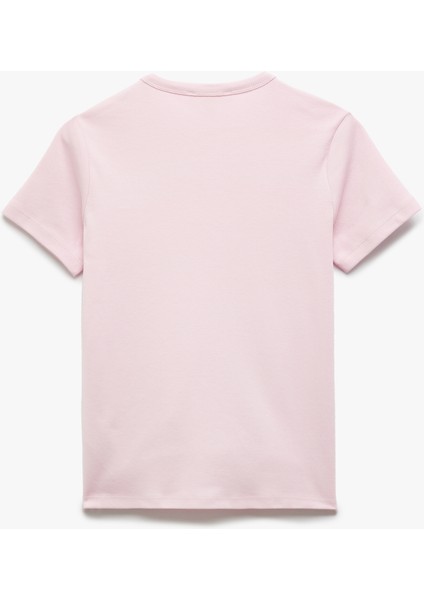Pamuklu Slim Fit Kısa Kollu Bisiklet Yaka Basic Tişört