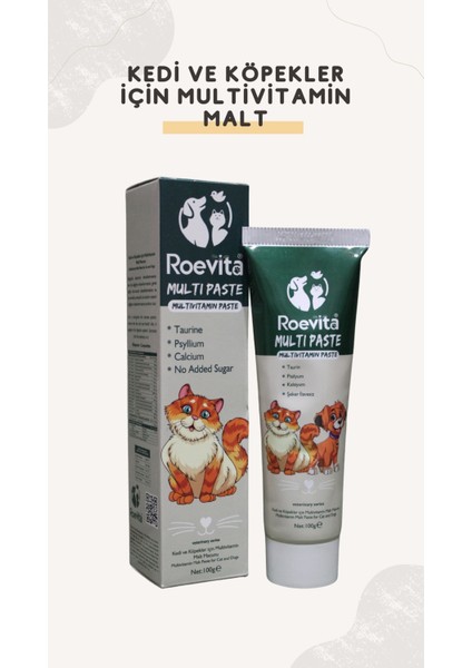 Kedi ve Köpekler Için Multi Vitamin Paste 100 gr