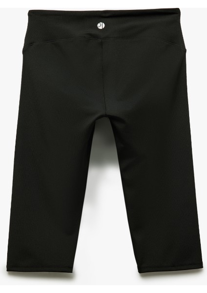 Biker Slim Fit Interlok Kapri Spor Tayt fiyatları