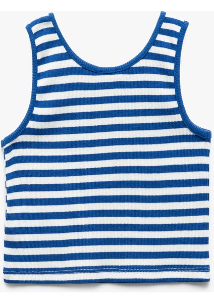 Yuvarlak Yaka Kolsuz Kaşkorse Çizgili Atlet fiyatları