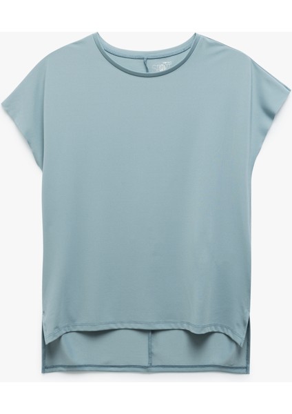 Bisiklet Yaka Relax Fit Basic Uzun Tişört