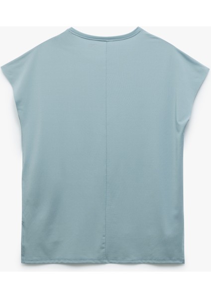 Bisiklet Yaka Relax Fit Basic Uzun Tişört