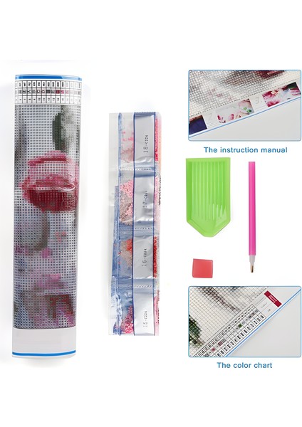 5d Yapışan Boncuk Goblen Mozaik Tablo Pano 40 x 50 cm 77555 modelleri