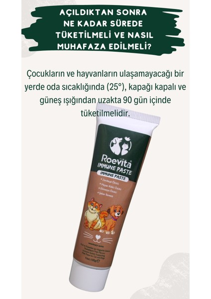 Kedi ve Köpekler İçin İmmune Sistem Destekleyici Paste 100 gr fırsatları
