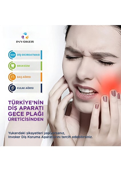 Diş Gıcırdatma Silikon Gece Plağı No:2 Orta Yumuşak