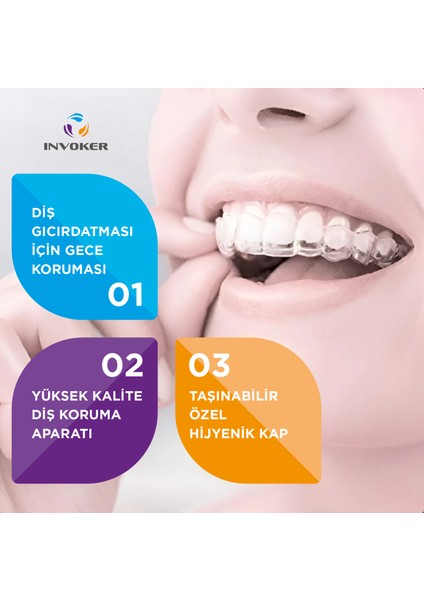 Diş Gıcırdatma Silikon Gece Plağı No:2 Orta Yumuşak