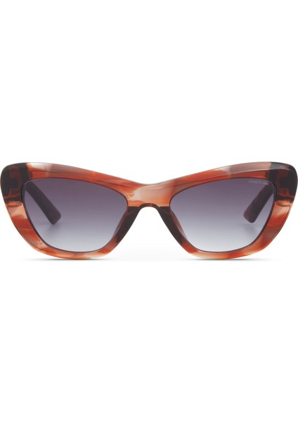 Cr 80061 C4 Cat Eye Kahverengi Desenli Kadın Güneş Gözlüğü fiyatları
