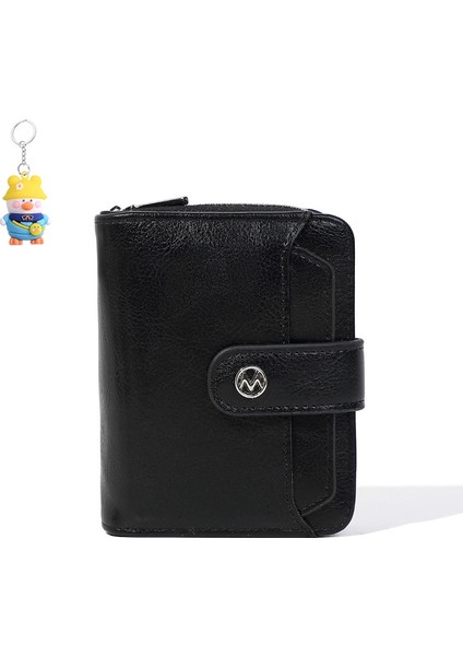 Bayanlar Cüzdan Kısa Moda Clutch Fermuar Toka Değişim Cüzdanı Kart Tutucu Para Cüzdanı (Yurt Dışından)