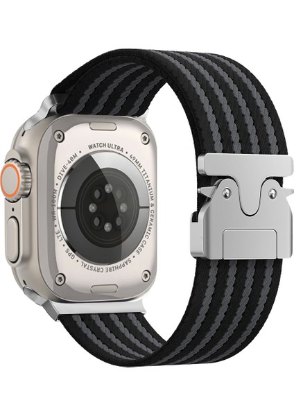 Watch 49MM KRD-133 Naylon Kumaş Hasır Örgülü Kordon