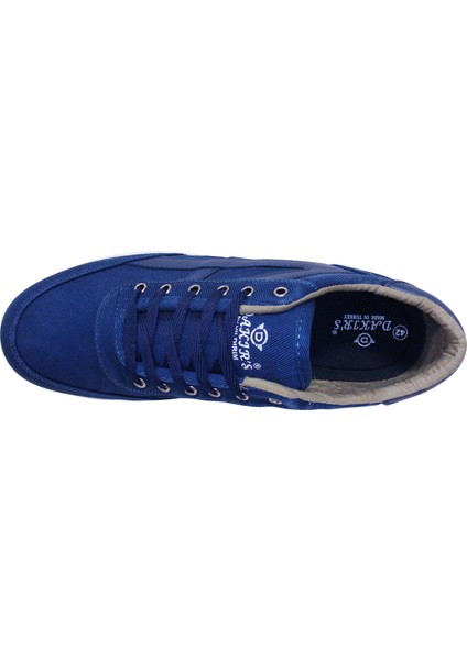 Lacivert Beyaz Bağcıklı Keten Sneakers Spor Ayakkabı fırsatları