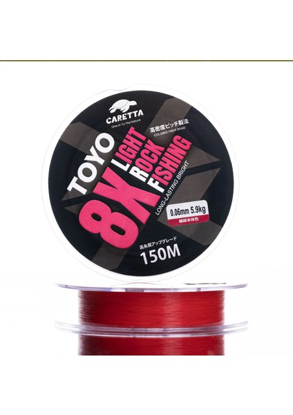 Toyo Red 8x Lrf 150M 0,04MM