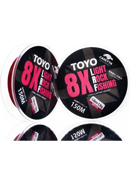 Toyo Red 8x Lrf 150M 0,04MM