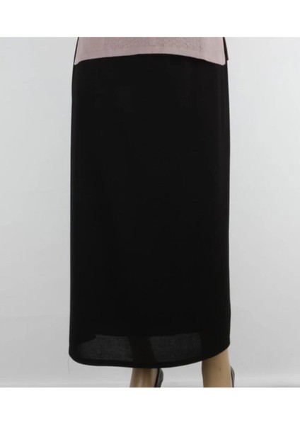 Nergis Astarlı Lastikli Bedenli Çan Etek