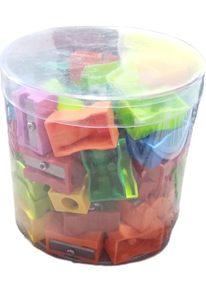 Tek Bıçaklı Köşeli Kalemtıraş 72 Li Kutu KOD:665-72