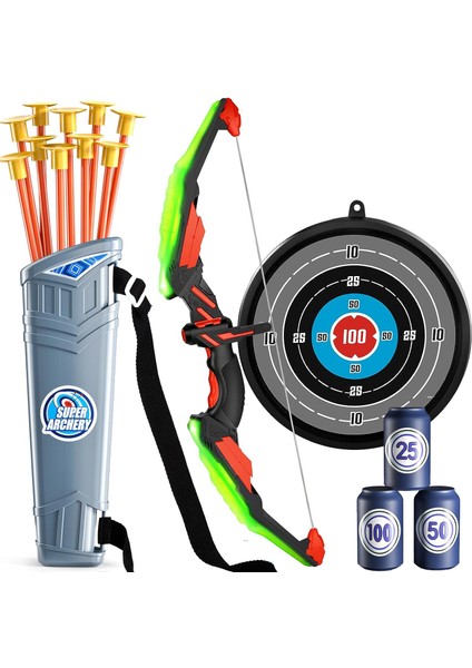 Çocuk Spor Atış Oyuncakları Erkek Ok ve Yay Seti Açık Hava Spor Oyuncakları (Yurt Dışından)