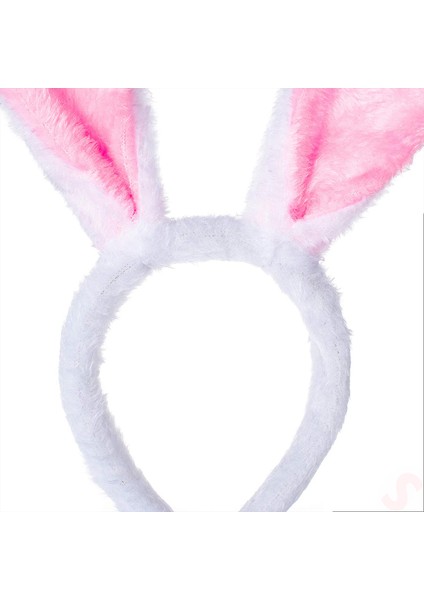Tavşan Kulağı Pelüş Taç - Pembe fırsatları