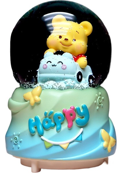 Tatlı Parti Kristal Top Müzik Kutusu Yaratıcı Melodi Gönder Prenses Doğum Günü Hediyesi Dekorasyon Süsleri 15CM (Yurt Dışından)