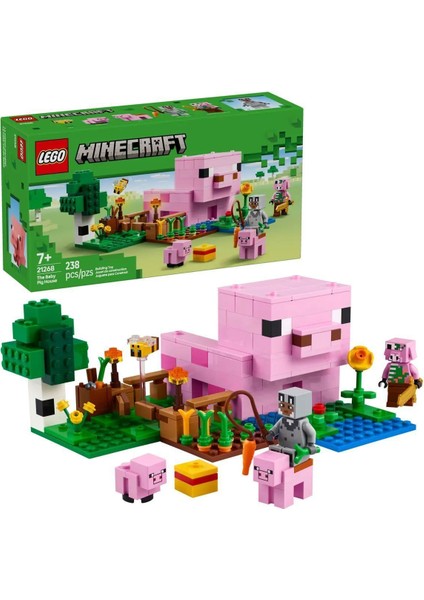 21268 LEGO Minecraft Baby Pig Evi 238 Parça +7 Yaş