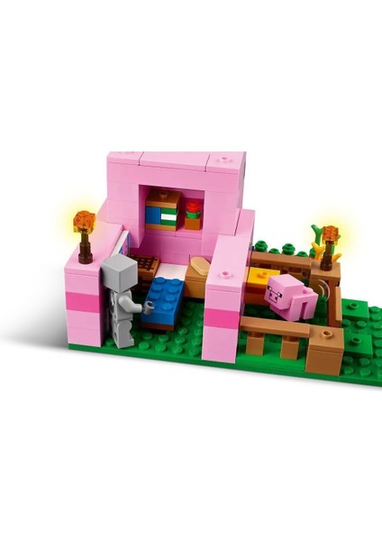 21268 LEGO Minecraft Baby Pig Evi 238 Parça +7 Yaş modelleri