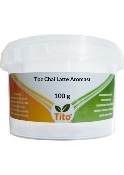 Toz Chai Latte Aroması 100 Gram