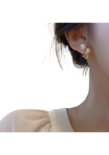 Şık ve Narin Saplama Küpeler (Yurt Dışından)