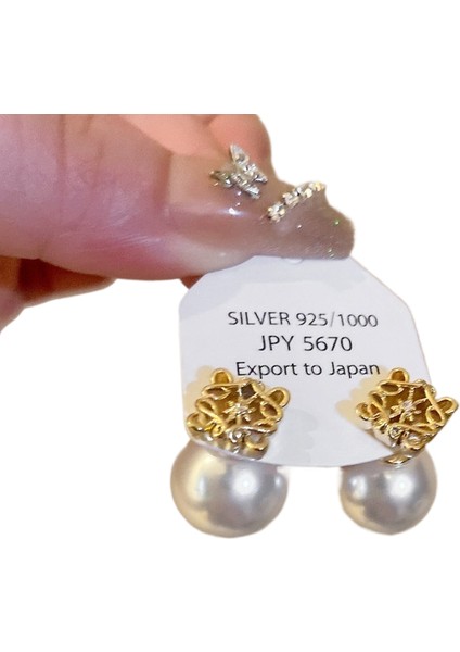 Şık ve Zarif Saplama Küpeler (Yurt Dışından)