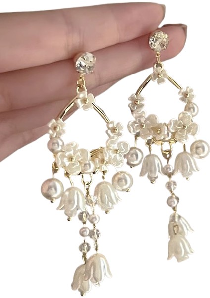 Şık ve Zarif Saplama Küpeler (Yurt Dışından)