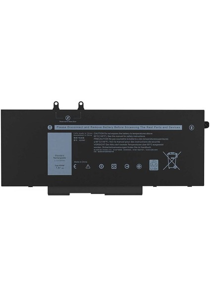 Dell ile Uyumlu Latitude 5501 Versiyon P80F003 Batarya Pil - 4 Cell
