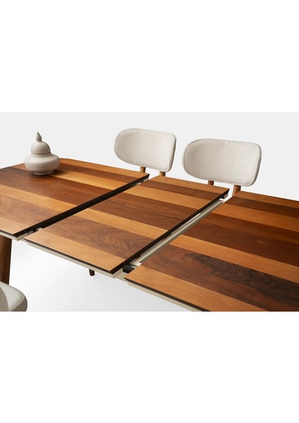 Çınar Ortadan Açılır Büyüyen Yemek Masası Ceviz 80x130cm fırsatları