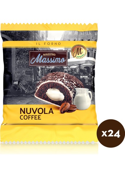 Nuvola Coffee (Kahveli Kek) 45 gr 24 Adet (1 Kutu)