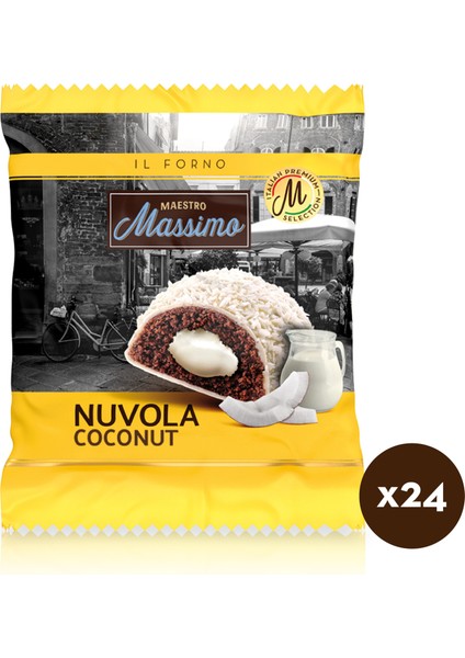 Nuvola Coconut (Hindistan Cevizli Kek) 45 gr 24 Adet (1 Kutu)