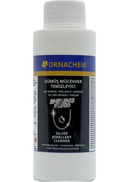 Shining Silver Gümüş Temizleyici- Hızlı Gümüş Temizleme ve Parlatma Suyu - Gümüş Parlatıcı -100ml