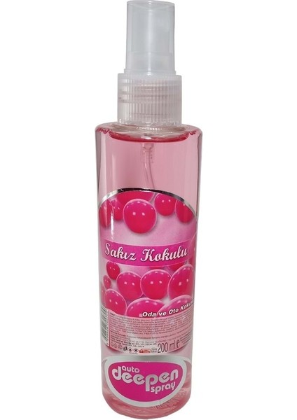 Oda ve Oto Kokusu Sprey Sakız 200 ml