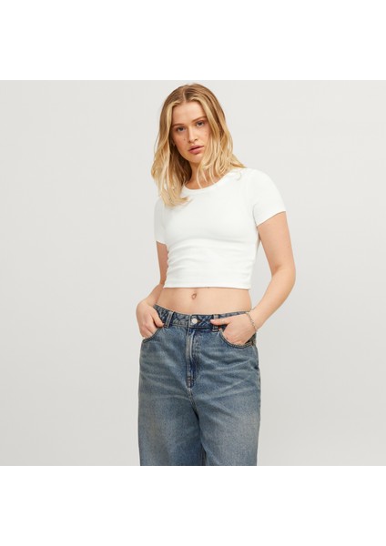 Kadin Bisiklet Yaka Tisört - Florie