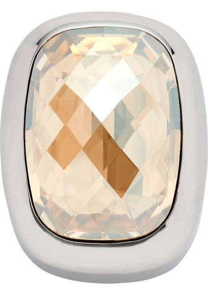 Büyük Sarı Swarovski Kristalli Manyetik Kolye Ucu