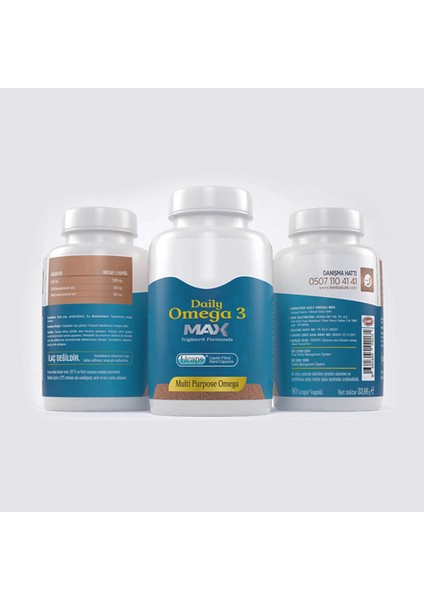Daily Omega 3 Max (Balık Yağı)