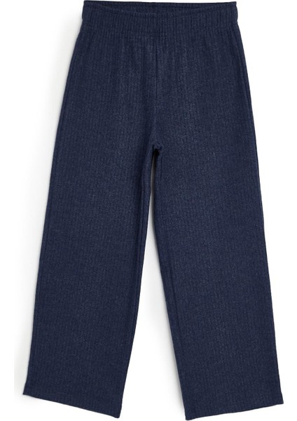 Beli Lastikli Indigo Kız Çocuk Eşofman Altı - Rahat Geniş Paça Kalın Kumaş 7-8-9-10-11-12-13-14 Yaş modelleri