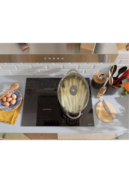 Siyah Cam Smart Fsm 65 cm 4 Gözlü Indiksiyonlu Ankastre Ocak (108.0606.108)