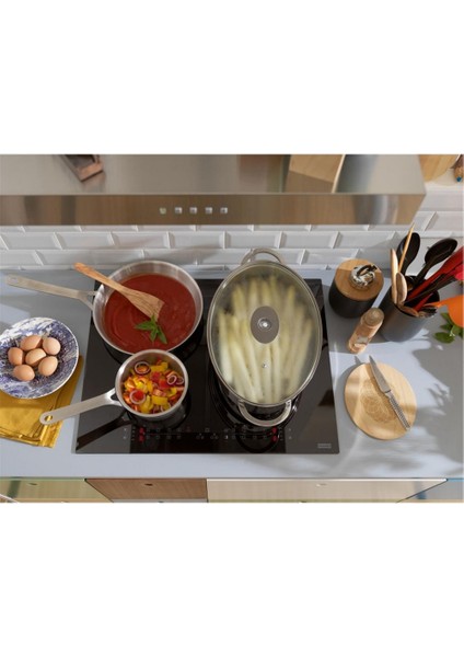 Siyah Cam Smart Fsm 65 cm 4 Gözlü Indiksiyonlu Ankastre Ocak (108.0606.108)