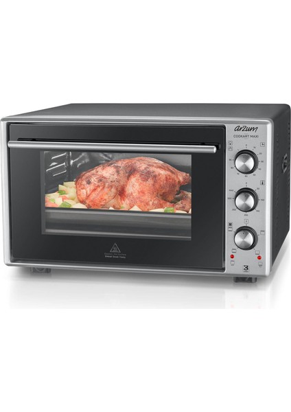 Inox Cookart Maxi Çift Camlı Fırın (AR2002) modelleri