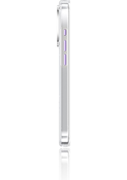 iPhone 16 Pro Max Kılıf Magsafe Şarj Özellikli Standlı Dancing Streamer Serisi Kapak Mor